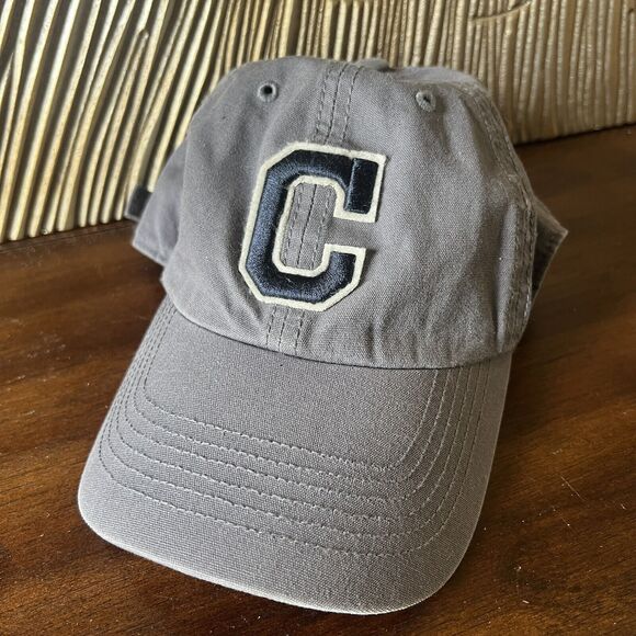 Cleveland Indians Hat Cap Gray Strap Back 47 Brand MLB Baseball Dad - Picture 1 of 7